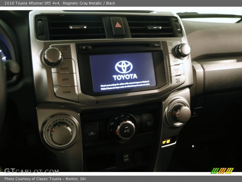 Magnetic Gray Metallic / Black 2016 Toyota 4Runner SR5 4x4