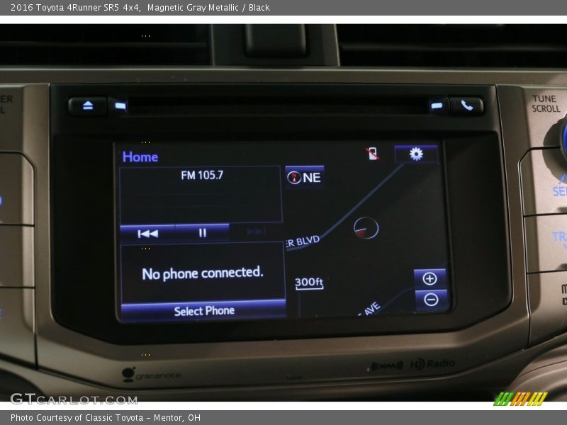 Magnetic Gray Metallic / Black 2016 Toyota 4Runner SR5 4x4