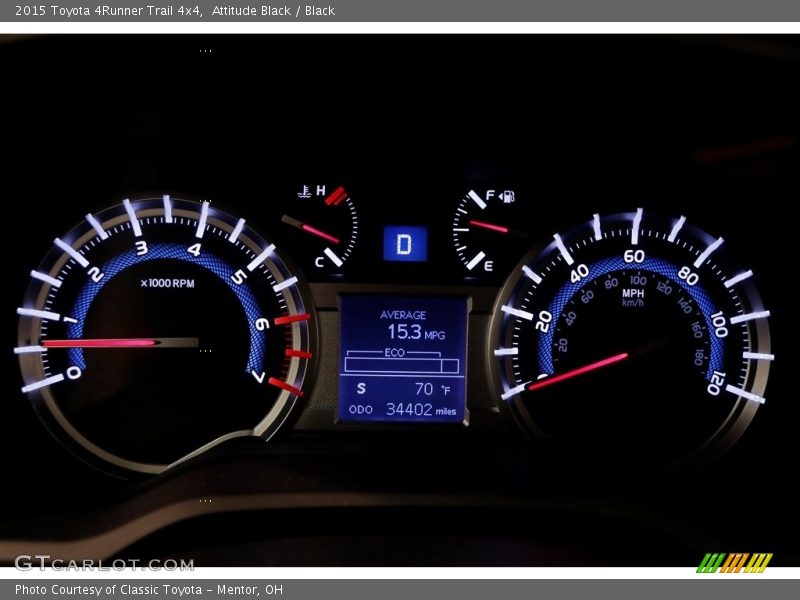 Attitude Black / Black 2015 Toyota 4Runner Trail 4x4