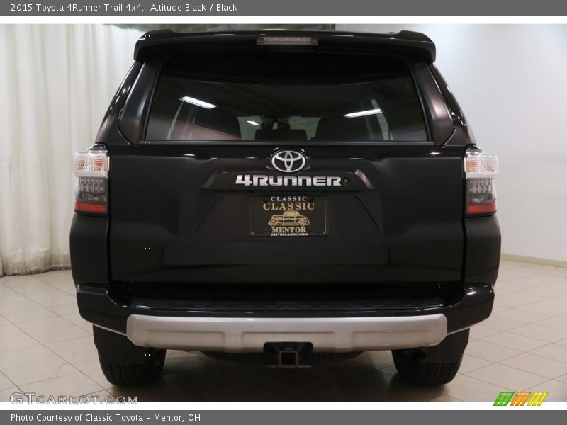 Attitude Black / Black 2015 Toyota 4Runner Trail 4x4