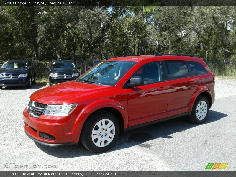 Redline / Black 2018 Dodge Journey SE