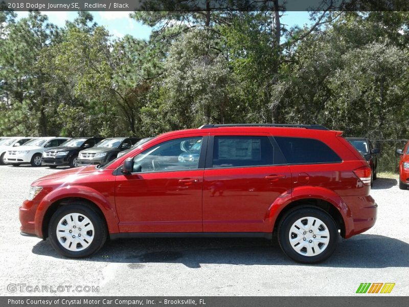Redline / Black 2018 Dodge Journey SE