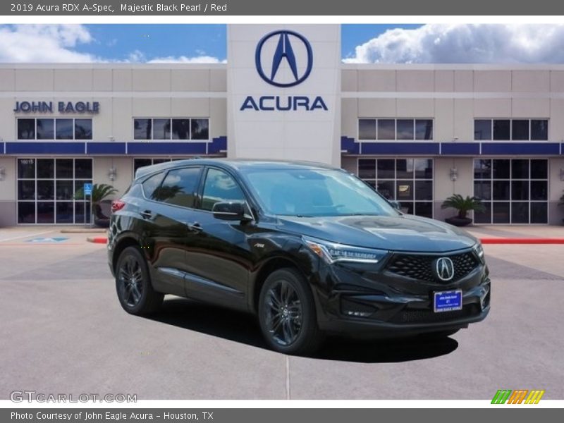 Majestic Black Pearl / Red 2019 Acura RDX A-Spec