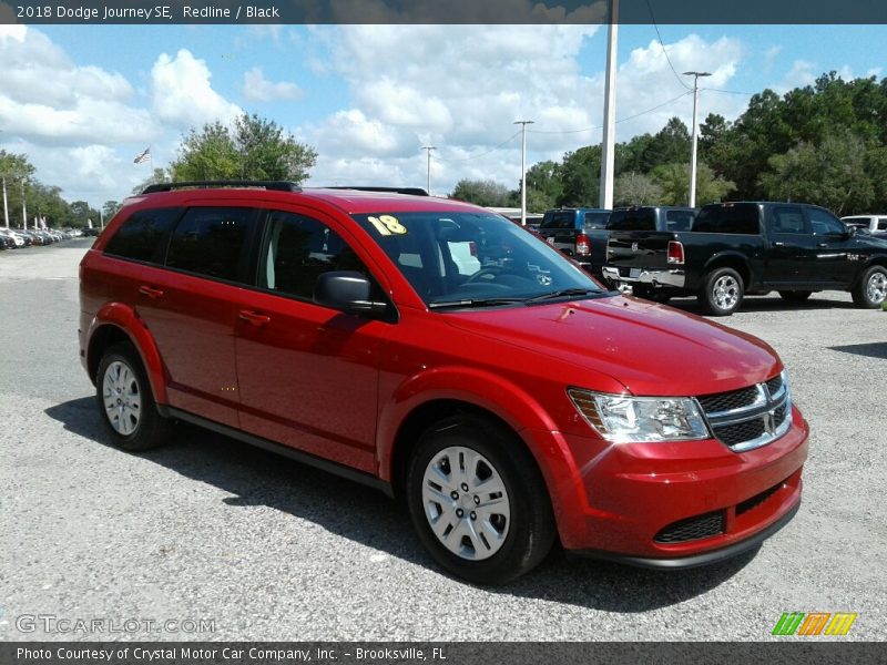 Redline / Black 2018 Dodge Journey SE
