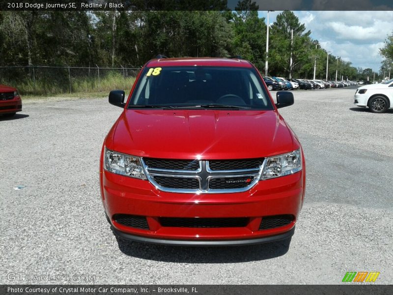 Redline / Black 2018 Dodge Journey SE