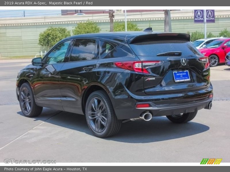 Majestic Black Pearl / Red 2019 Acura RDX A-Spec