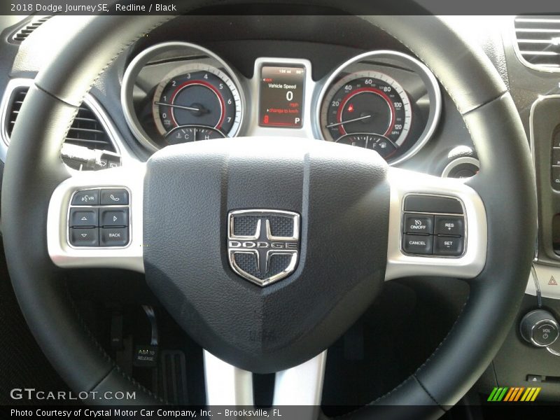 Redline / Black 2018 Dodge Journey SE