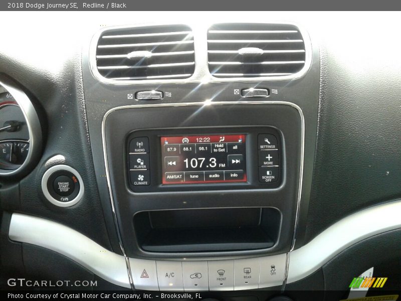 Redline / Black 2018 Dodge Journey SE