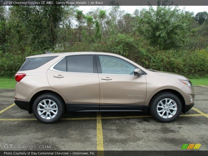 Sandy Ridge Metallic / Jet Black 2019 Chevrolet Equinox LT AWD