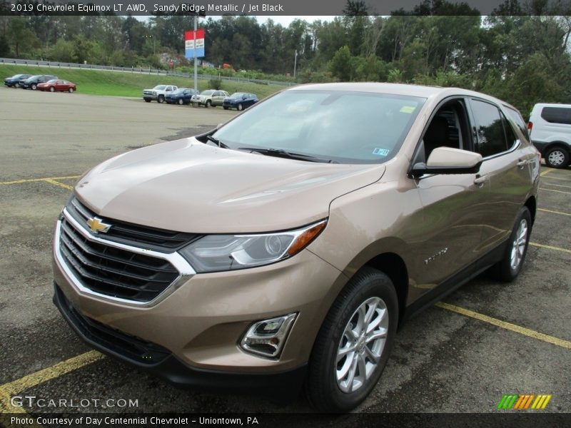 Sandy Ridge Metallic / Jet Black 2019 Chevrolet Equinox LT AWD