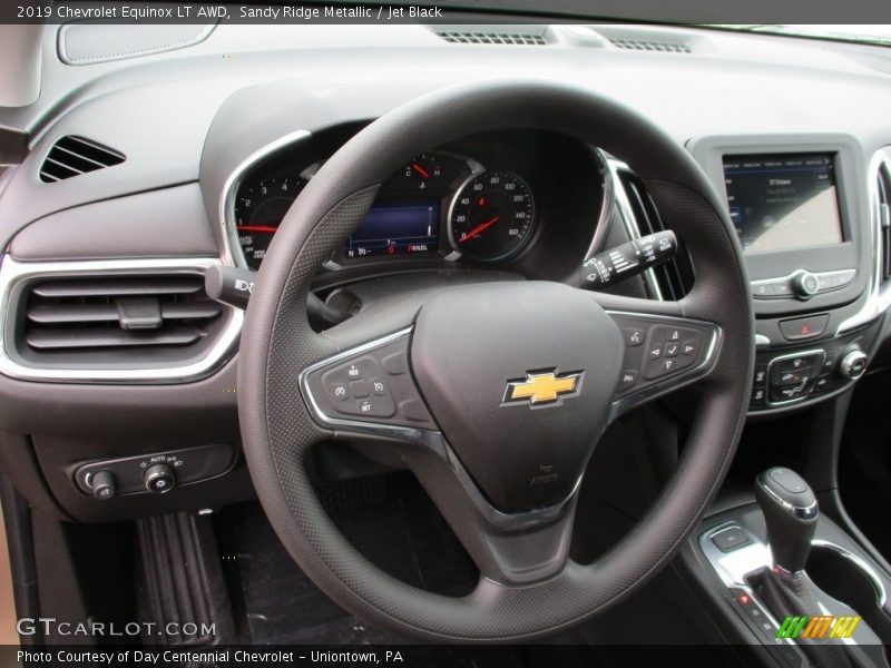 Sandy Ridge Metallic / Jet Black 2019 Chevrolet Equinox LT AWD