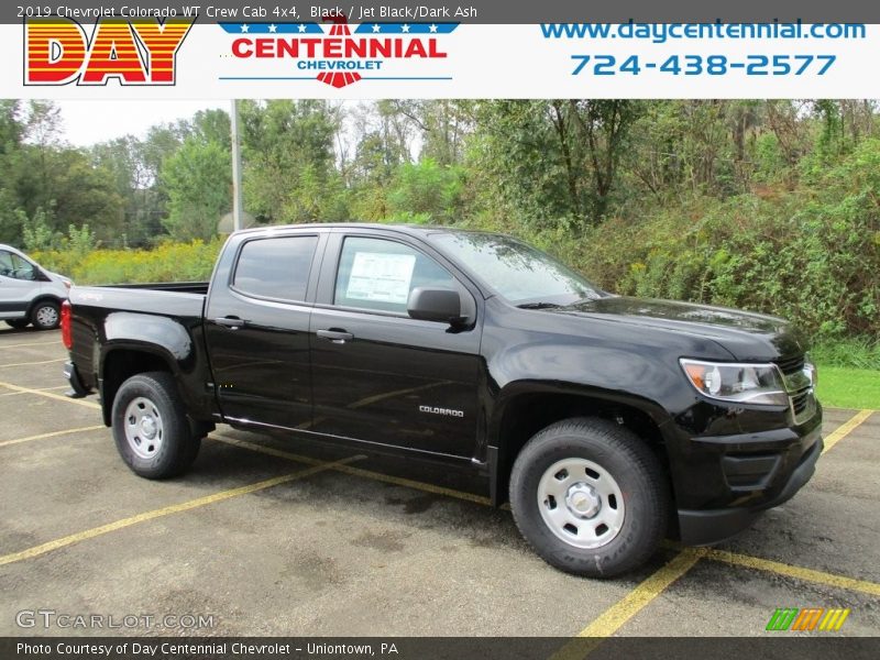 Black / Jet Black/Dark Ash 2019 Chevrolet Colorado WT Crew Cab 4x4