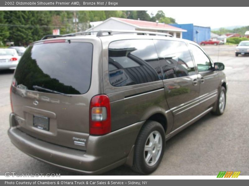 Bronze Mist / Beige 2002 Oldsmobile Silhouette Premier AWD