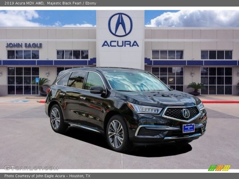 Majestic Black Pearl / Ebony 2019 Acura MDX AWD
