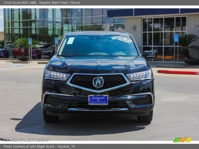 Majestic Black Pearl / Ebony 2019 Acura MDX AWD