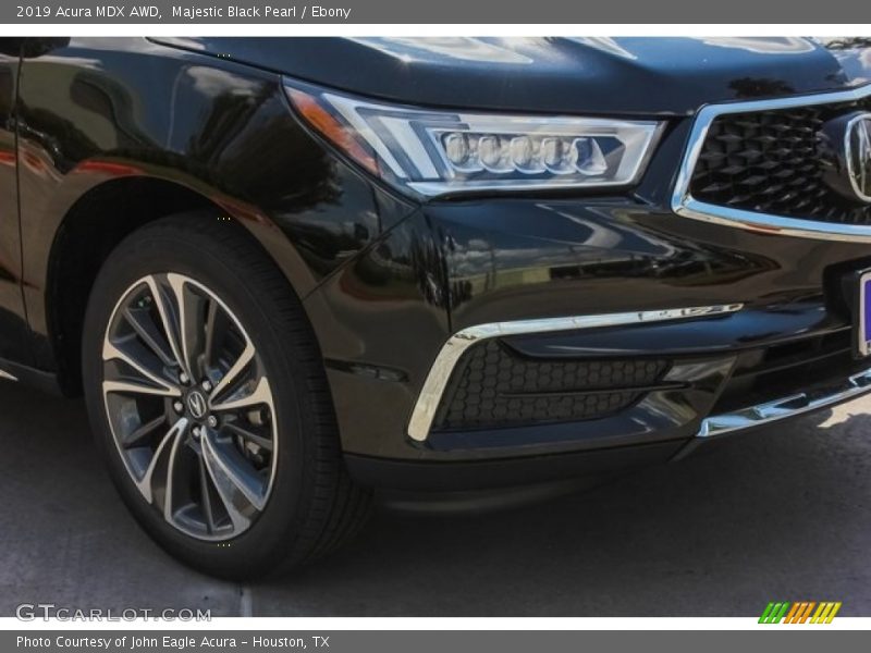 Majestic Black Pearl / Ebony 2019 Acura MDX AWD