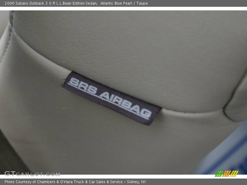 Atlantic Blue Pearl / Taupe 2006 Subaru Outback 3.0 R L.L.Bean Edition Sedan