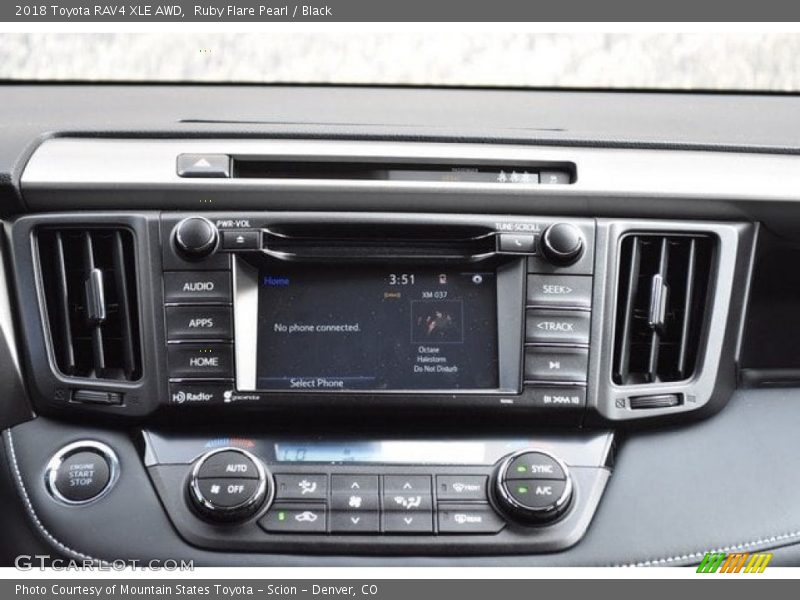 Ruby Flare Pearl / Black 2018 Toyota RAV4 XLE AWD