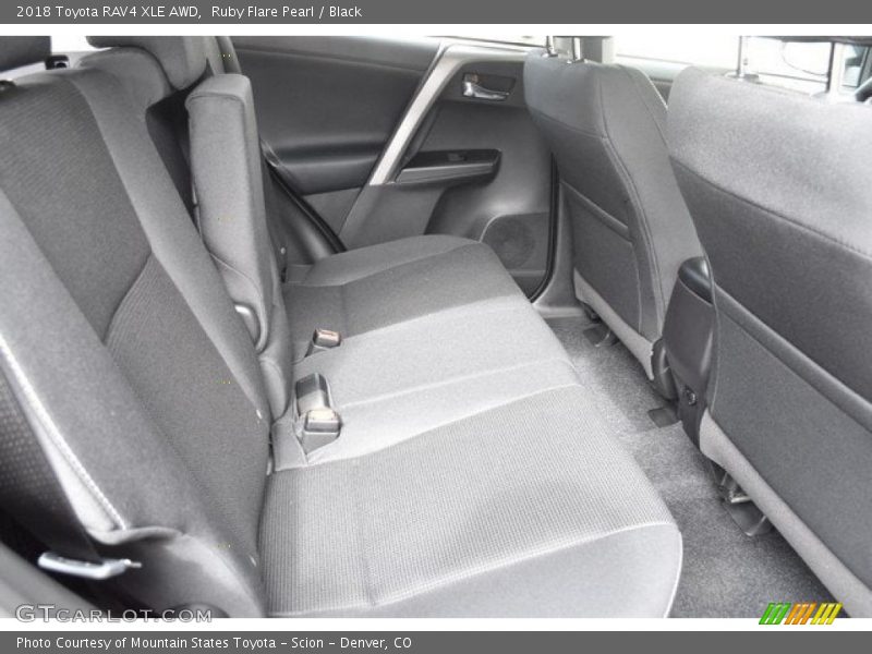 Ruby Flare Pearl / Black 2018 Toyota RAV4 XLE AWD