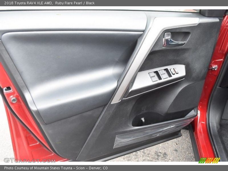 Ruby Flare Pearl / Black 2018 Toyota RAV4 XLE AWD