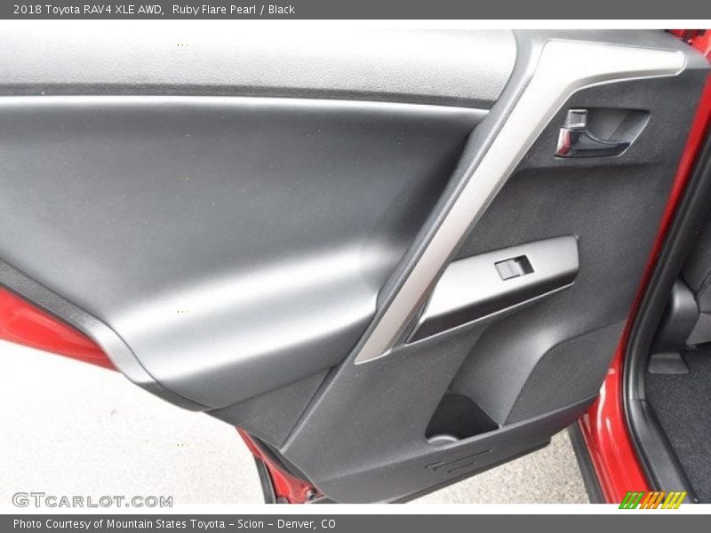 Ruby Flare Pearl / Black 2018 Toyota RAV4 XLE AWD