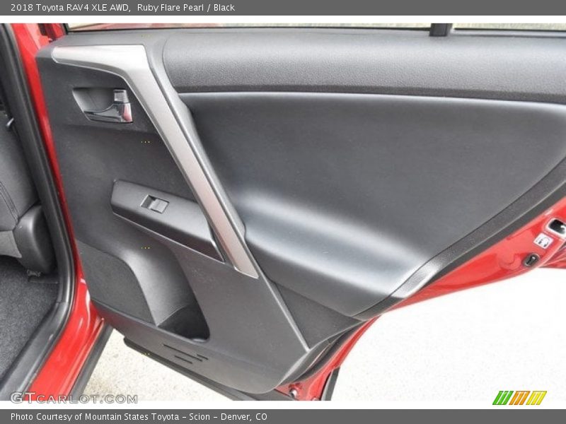 Ruby Flare Pearl / Black 2018 Toyota RAV4 XLE AWD
