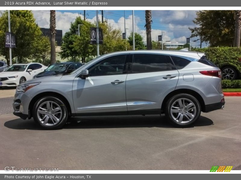 Lunar Silver Metallic / Espresso 2019 Acura RDX Advance