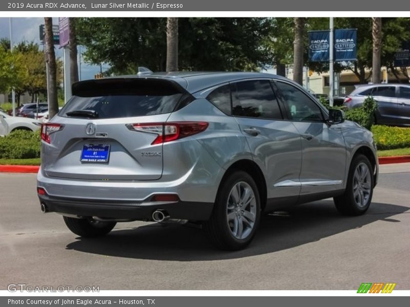 Lunar Silver Metallic / Espresso 2019 Acura RDX Advance