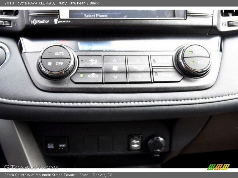 Ruby Flare Pearl / Black 2018 Toyota RAV4 XLE AWD