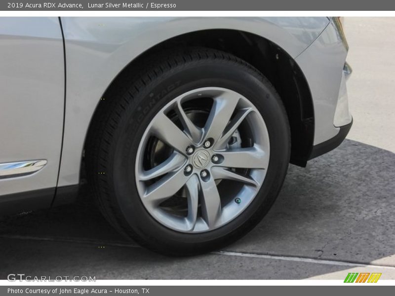 Lunar Silver Metallic / Espresso 2019 Acura RDX Advance