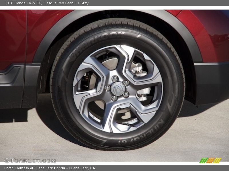Basque Red Pearl II / Gray 2018 Honda CR-V EX