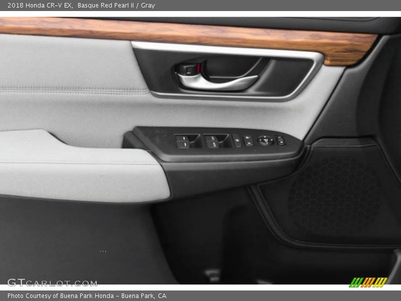 Basque Red Pearl II / Gray 2018 Honda CR-V EX