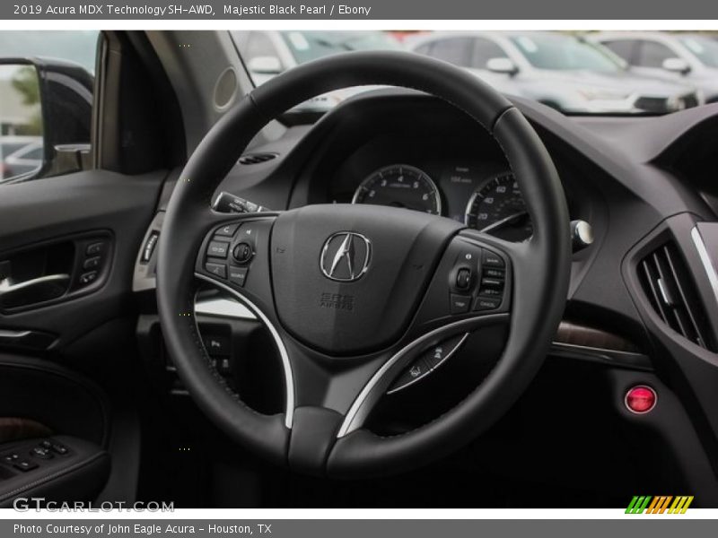 Majestic Black Pearl / Ebony 2019 Acura MDX Technology SH-AWD