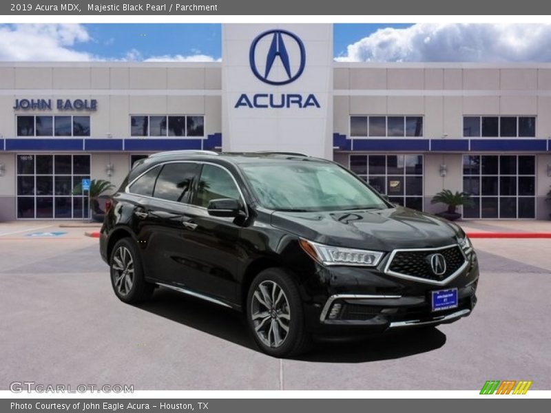 Majestic Black Pearl / Parchment 2019 Acura MDX