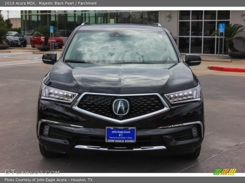 Majestic Black Pearl / Parchment 2019 Acura MDX