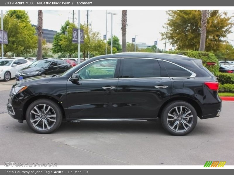 Majestic Black Pearl / Parchment 2019 Acura MDX