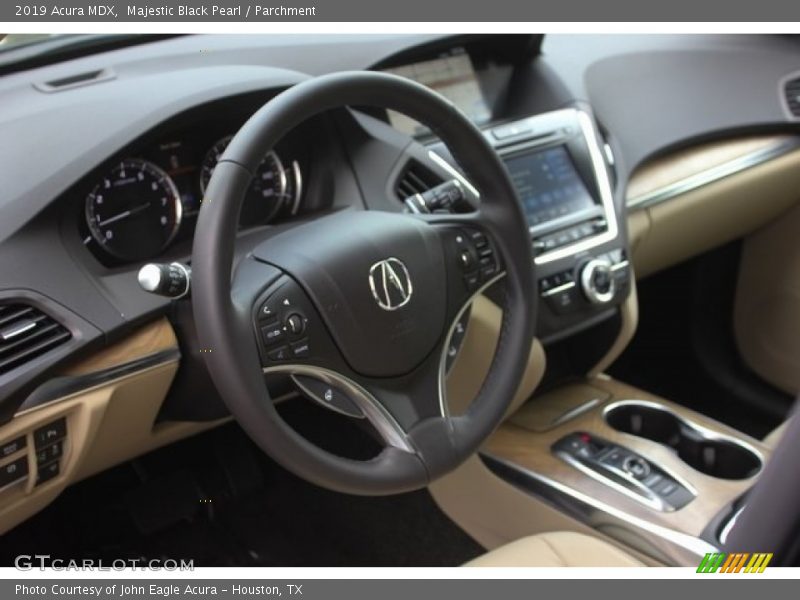 Majestic Black Pearl / Parchment 2019 Acura MDX