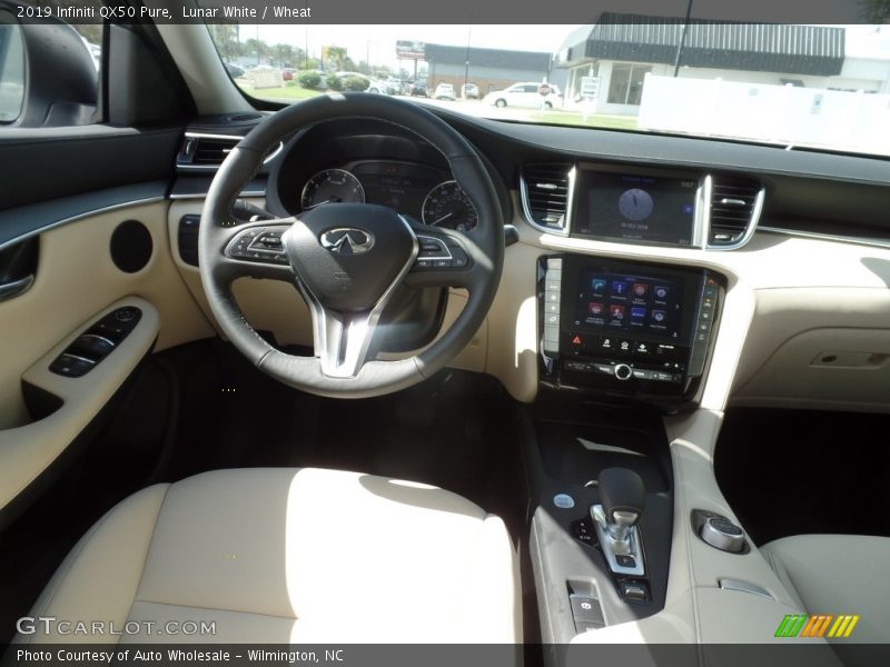 Dashboard of 2019 QX50 Pure