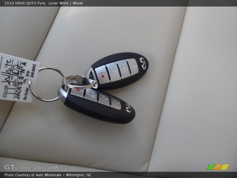 Keys of 2019 QX50 Pure