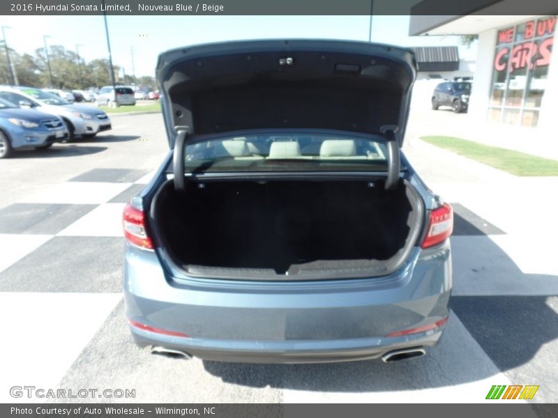 Nouveau Blue / Beige 2016 Hyundai Sonata Limited