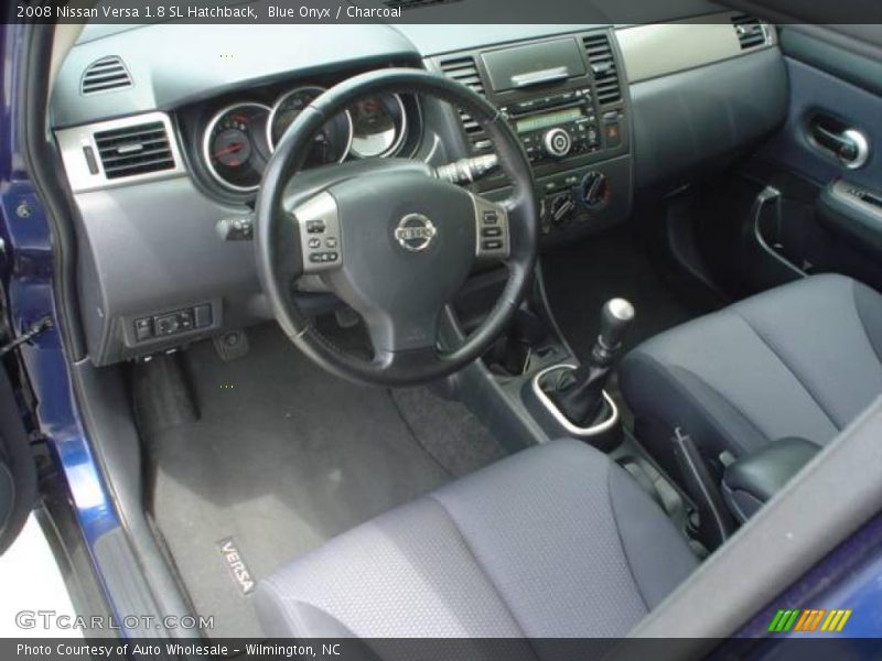 Blue Onyx / Charcoal 2008 Nissan Versa 1.8 SL Hatchback