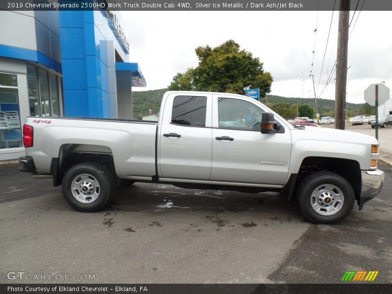  2019 Silverado 2500HD Work Truck Double Cab 4WD Silver Ice Metallic