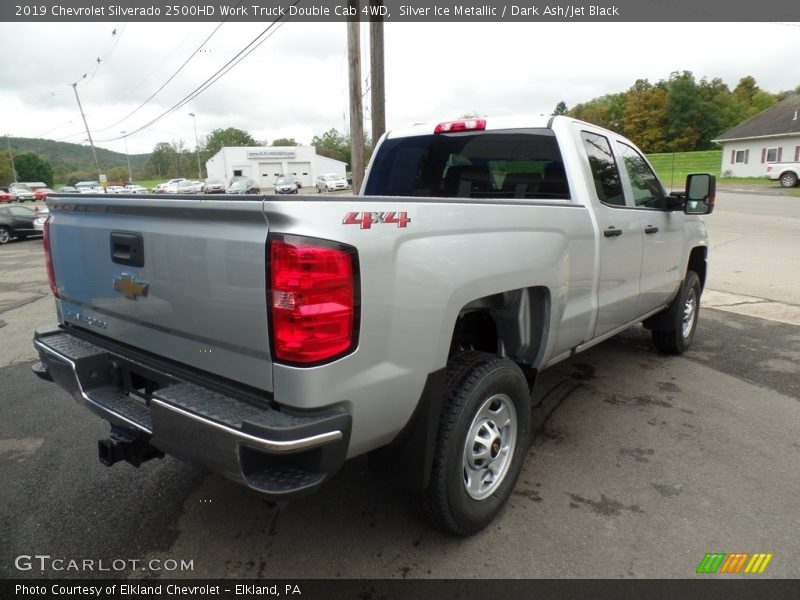 Silver Ice Metallic / Dark Ash/Jet Black 2019 Chevrolet Silverado 2500HD Work Truck Double Cab 4WD