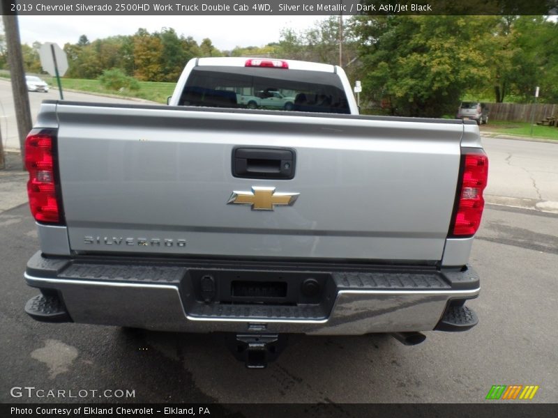 Silver Ice Metallic / Dark Ash/Jet Black 2019 Chevrolet Silverado 2500HD Work Truck Double Cab 4WD