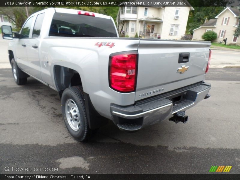 Silver Ice Metallic / Dark Ash/Jet Black 2019 Chevrolet Silverado 2500HD Work Truck Double Cab 4WD