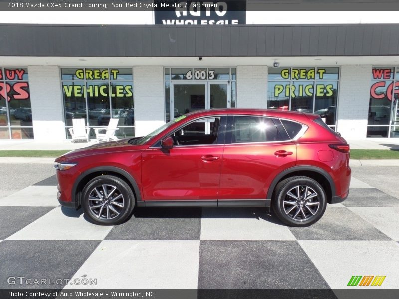 Soul Red Crystal Metallic / Parchment 2018 Mazda CX-5 Grand Touring