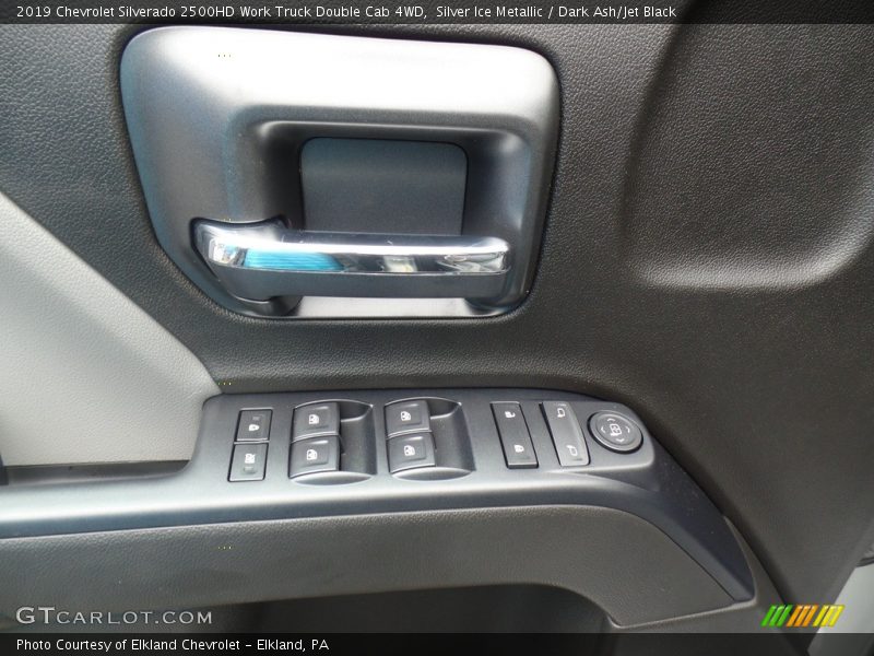Silver Ice Metallic / Dark Ash/Jet Black 2019 Chevrolet Silverado 2500HD Work Truck Double Cab 4WD
