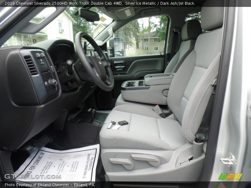  2019 Silverado 2500HD Work Truck Double Cab 4WD Dark Ash/Jet Black Interior