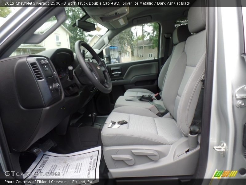 Front Seat of 2019 Silverado 2500HD Work Truck Double Cab 4WD