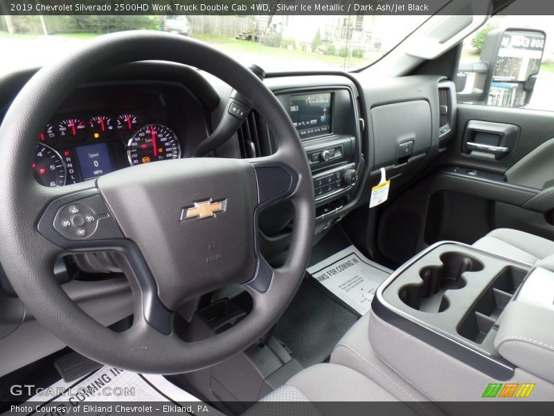 Dashboard of 2019 Silverado 2500HD Work Truck Double Cab 4WD